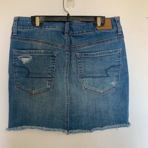 American Eagle Outfitters, denim skirt, size 8 - Picture 2 of 4